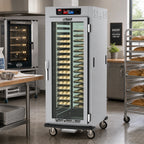 Thumbnail image #2 for Metro C5 C599-SFC-LPFC Controlled Humidity Heated Holding and Proofing Cabinet, Full-Height Pass-Thru, 2 Glass Doors, 18-Pan, Mobile