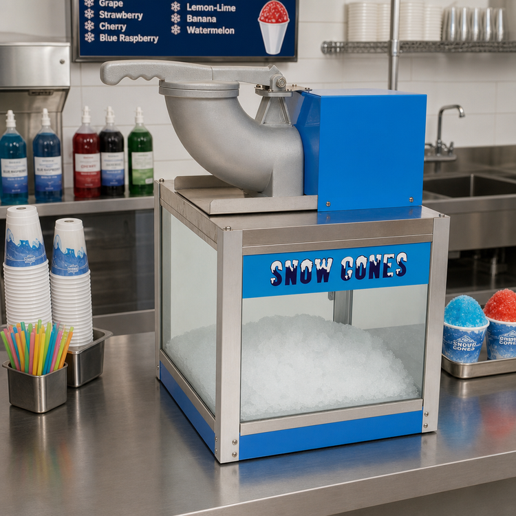Product image #2 for Benchmark Snow Bank Countertop Snow Cone Machine, 500 Lb. Per Hour