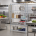 Thumbnail image #2 for EAGLEbrite 4-Tier Stationary Starter Wire Shelving Unit, 30 x 18 x 63 Inches, Zinc Finish