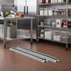 Thumbnail image #2 for Metro qwikTRAK BTS8NA 8-Foot Aluminum Track Set for HD Commercial Shelving