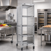 Thumbnail image #2 for Panco Mobile Full-Height Utility Rack with Open Sides for 20 18 x 26-Inch Pans