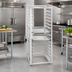 Thumbnail image #2 for Channel Manufacturing Knock-Down Aluminum End-Load Reach-In Refrigeration Bun Pan Rack, 16 Full-Size Pan Capacity
