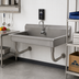 Thumbnail image #2 for Advance Tabco Wall Mounted 40-Inch Stainless Steel Service Sink with Electronic Faucet