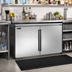 Thumbnail image #3 for Perlick BBRLP48 48-Inch Low-Height Two-Section Remote Back Bar Refrigerator