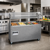 Thumbnail image #2 for Vollrath 2-Series Affordable Portable™ 3-Well Mobile Hot Food Station with Buffet Breath Guard and Granite Vinyl-Clad Enclosed Base, 208-240V