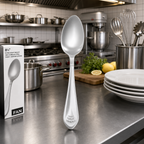 Thumbnail image #2 for Admiral Craft Equipment Corp. Fan FAN-TBS/B 8-1/2-Inch Extra-Heavy 18/8 Stainless Steel Mirror-Finish Table Serving Spoon Case of 25