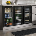 Thumbnail image #2 for Krowne BS-172 72-Inch Stainless Steel Front Kick Plate for Back Bar Coolers