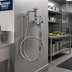 Thumbnail image #2 for Advance Tabco Heavy Duty Lead-Free Pot Filler Faucet with 3-1/2 Inch Hook Nozzle and 68 Inch Hose