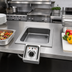 Thumbnail image #2 for APW Wyott HFW-12S Electric Drop-In Rectangular Hot Food Well, Single 1/2 Size Pan