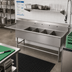 Thumbnail image #2 for John Boos Pro-Bowl 4-Compartment Floor Model Sink with Left Drainboard, 86-3/16