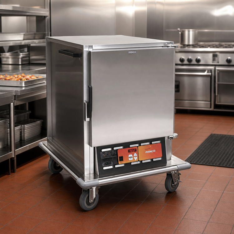 Product image #2 for Panco Extended Undercounter Heated Holding Cabinet with Solid Door, Non-Insulated, Digital LCD Control