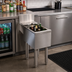 Thumbnail image #2 for Top Shelf TSD Series Insulated Underbar Bottle Storage Bin, 6 in. W x 24 in. D, Stainless Steel