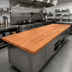 Thumbnail image #2 for Boos Block American Cherry Blended Edge Grain Kitchen Countertop, 120 x 30 Inch, 1-1/2 Inch Thick, Varnique Finish