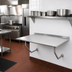Thumbnail image #2 for Advance Tabco Wall-Mounted Stainless Steel Table, 48 x 30 Inches, 14 Gauge 304 Stainless Steel Top