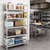 Thumbnail image #2 for Fermostock 5-Tier Starter Shelving Unit with Removable Polymer Inserts, 35
