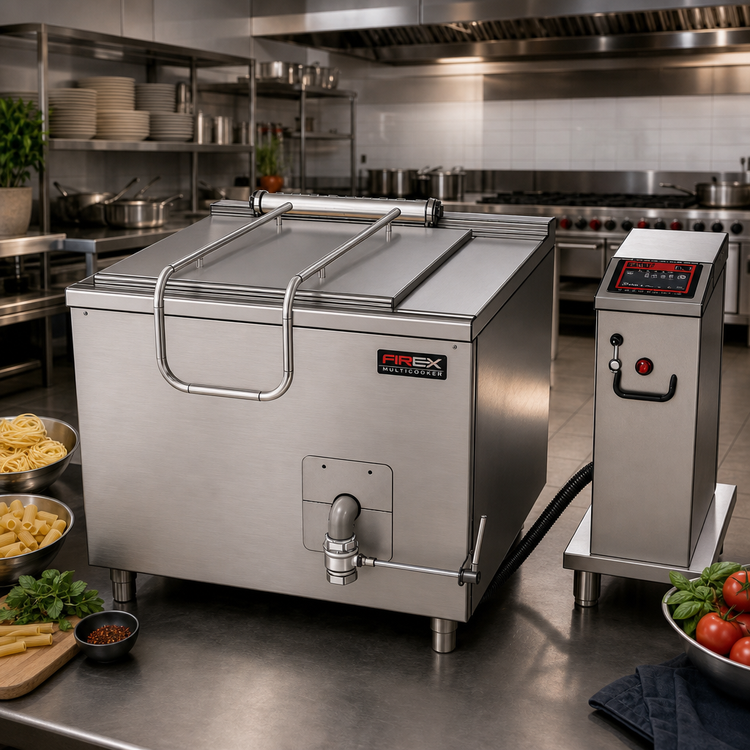 Product image #2 for Firex Multicooker UCPMDE2-64 Electric Double Basin Pasta Cooker