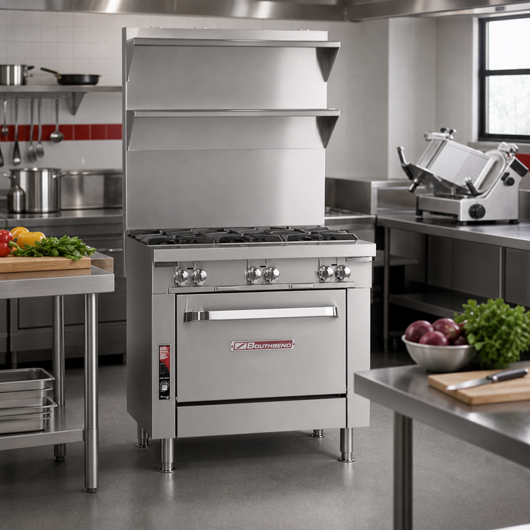 Product image #2 for Southbend Platinum Heavy Duty 18-Inch Solid Top Spreader Cabinet with Cabinet Base and 6-Inch Legs