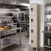Thumbnail image #2 for Omcan 4-Tier Painted Steel Floor Locker with Recessed Handle, 12 x 18 x 78 Inches