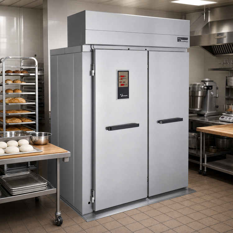 Product image #2 for Baxter PW2S-40.5"D-FL Double Wide Roll-In Electric Heat Proofer Cabinet with Floor