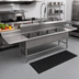 Thumbnail image #2 for John Boos Pro-Bowl 4-Compartment Stainless Steel Sink with Left and Right 30-Inch Drainboards, 14 Gauge