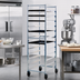 Thumbnail image #2 for Full-Height Aluminum Bun Pan Rack with End Loading, 12-Pan Capacity