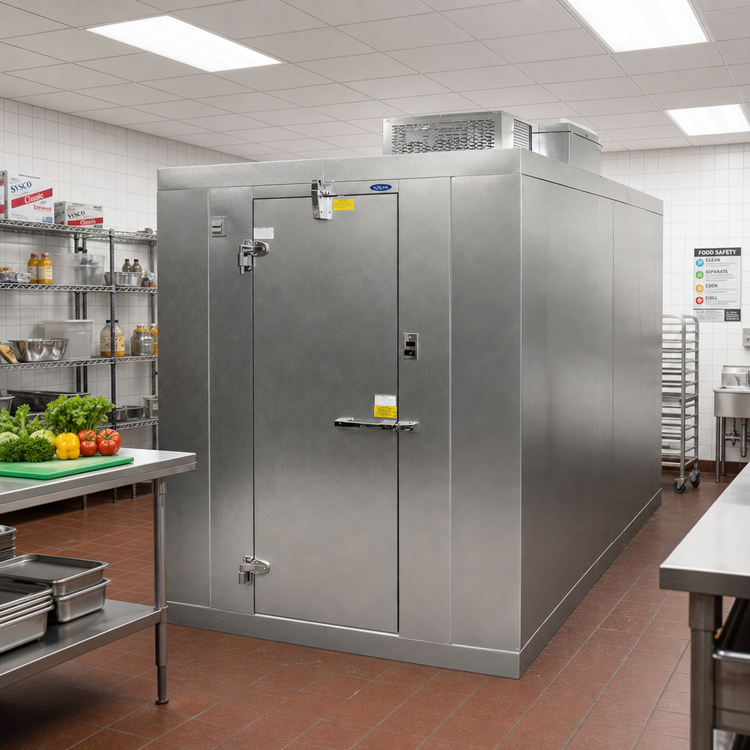 Product image #2 for Norlake Kold Locker Indoor Walk-In Freezer, 8' x 14' x 7'7" H, With Floor, -10°F, Self-Contained R290 Capsule Pak ECO, 230V