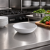Thumbnail image #2 for American Metalcraft Mix & Matte 12 oz White Melamine Round Bowl, 6 Inch Diameter