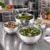 Thumbnail image #2 for Vollrath Angled Beehive Insulated Double-Wall Stainless Steel Serving Bowl, 1 Quart