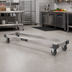 Thumbnail image #2 for Metro Made-to-Order Stainless Steel Truck Dolly Frame, 72 Inch W x 21 Inch D, Corner Bumpers