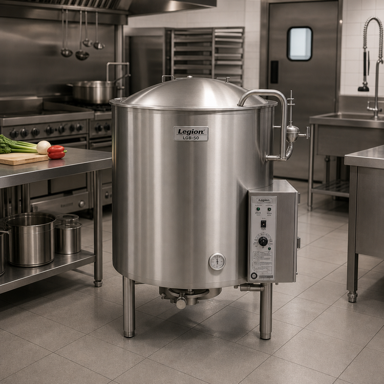 Product image #2 for Legion LGB-50 50-Gallon Gas-Fired Insulated Self-Contained Stationary Kettle