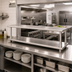 Thumbnail image #2 for Eagle Group Pass-Thru Shelf with Overshelf, 72W x 24D, 304 Stainless Steel