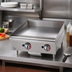 Thumbnail image #2 for Star-Max 24-Inch Heavy Duty Gas Countertop Griddle with Embedded Modulating Thermostat and Polished Steel Plate