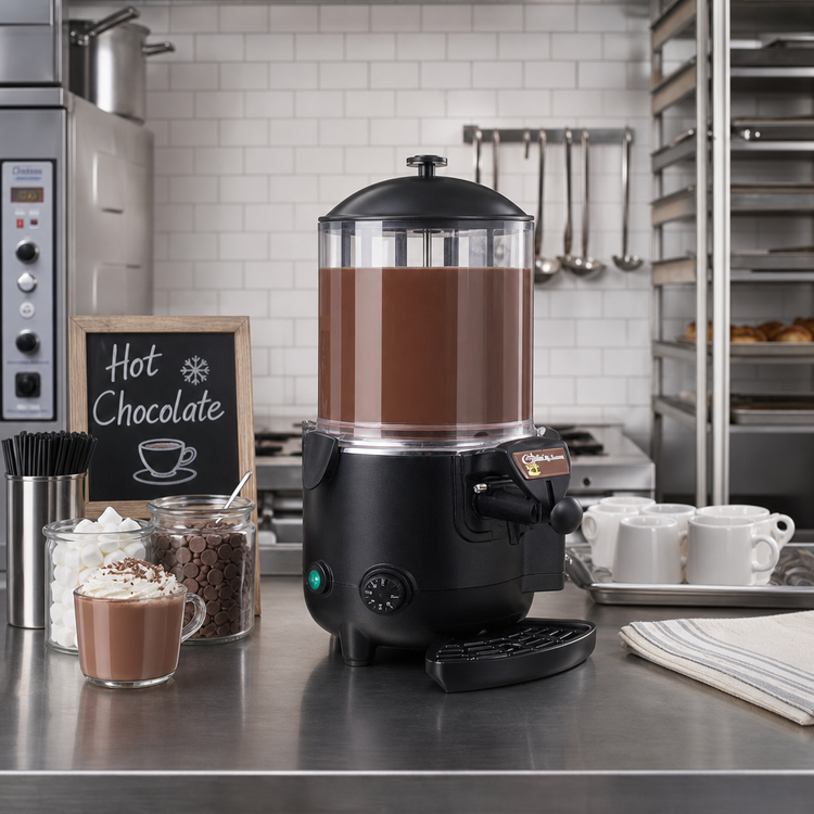 Product image #2 for Omcan 10 Liter Countertop Electric Bain-Marie Hot Chocolate Dispenser