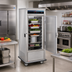 Thumbnail image #2 for Mobile Convertible Refrigerator/Freezer Cabinet, 1 Section, Stainless Steel, 10 Adjustable Tray Slide Pairs