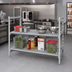 Thumbnail image #2 for Cambro Camshelving Elements XTRA 21-Inch x 72-Inch Vented Universal Shelf Kit, Speckled Gray