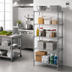 Thumbnail image #2 for EagleGard 5-Tier Add-On Wire Shelving Unit, 24 x 24 x 74 Inches, Hybrid Epoxy Finish
