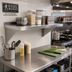 Thumbnail image #2 for Steel Works Stainless 36-Inch x 16-Inch Wall-Mounted 18-Gauge 430 Stainless Steel Shelf with Two Brackets