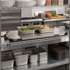 Thumbnail image #3 for Metro Super Erecta® Hot HS1848 Heated Warming Shelf, 48 x 18 in, 304 Stainless Steel, Adjustable Thermostat to 200°F