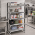 Thumbnail image #2 for Cambro Camshelving Elements XTRA 18-Inch Deep x 42-Inch Wide x 84-Inch High 5-Tier Vented Stationary Starter Polymer Shelving Unit