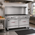 Thumbnail image #2 for Southbend Ultimate 60-Inch Gas Restaurant Range with Convection Oven and Cabinet Base