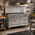 Thumbnail image #2 for Southbend Ultimate 60-Inch Gas Restaurant Range with Convection Oven and Cabinet Base