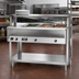 Thumbnail image #2 for Vollrath ServeWell® 2-Well Stainless Steel Hot Food Table with Open Shelf Base, Plate Shelf & Cutting Board