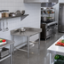 Thumbnail image #2 for Eagle Group Deluxe Series 30 x 30 Inch 16-Gauge Stainless Steel Corner Work Table with 4-1/2 Inch Backsplash