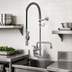 Thumbnail image #2 for T&S Brass EasyInstall Wall-Mount Pre-Rinse Unit with Add-On Faucet and 12-Inch Swing Nozzle