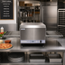 Thumbnail image #2 for Lincoln DCTI V2500/1346 Ventless Digital Countertop Impinger Conveyor Oven, 20-Inch Baking Chamber, 50-Inch Conveyor