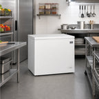Thumbnail image #2 for Kelvinator Commercial KCCF073WS Commercial 7 Cu. Ft. White Chest Freezer, 38-Inch Wide, Self-Contained, Locking Solid Lid