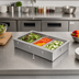 Thumbnail image #2 for Vollrath Short-Sided Non-Refrigerated 3-Pan Drop-In Cold Pan