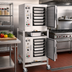 Thumbnail image #2 for AccuTemp Steam'N'Hold 2-Cavity Connectionless Vacuum Steamer with Stand and Casters, 208V, 6 kW
