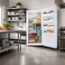 Thumbnail image #2 for KoolMore 32.8-Inch White Convertible Reach-In Refrigerator/Freezer, 1 Section