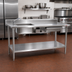 Thumbnail image #2 for Eagle Spec-Master 72-Inch x 30-Inch Stainless Steel Prep Table with Left Sink, Right Drawer and Undershelf